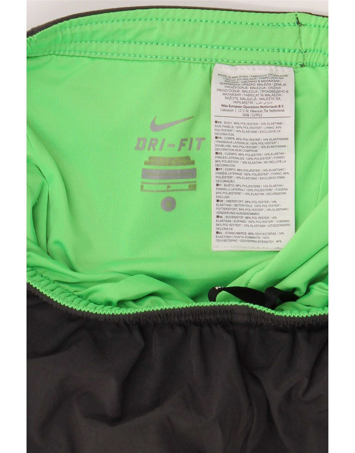 Męskie spodenki sportowe Nike Regular, małe, szare, z blokami kolorów, sportowe z poliestru