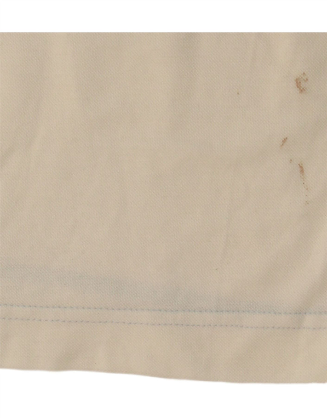 SERGIO TACCHINI Mens Polo Shirt IT 50 Medium Off White Cotton Vintage Sergio Tacchini and Second-Hand Sergio Tacchini from Messina Hembry 