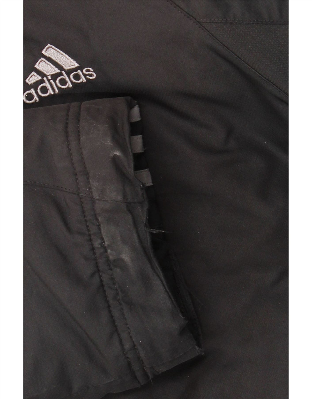 Męska kurtka wiatrówka ADIDAS UK 40, duża, czarna, poliester