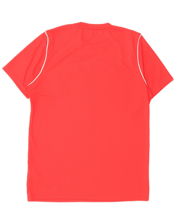 Męski T-shirt Nike Dri Fit Slim Fit, duży, czerwony, poliester
