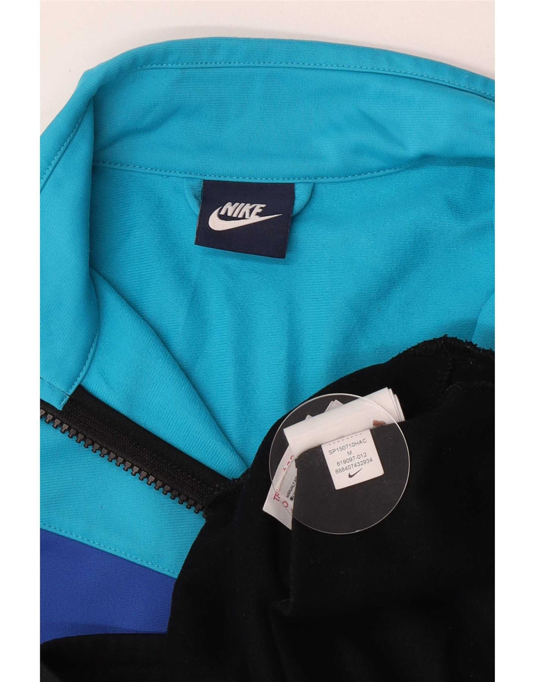 Chłopięca bluza dresowa Nike 10-11 lat, średnia czarna, z blokami kolorów