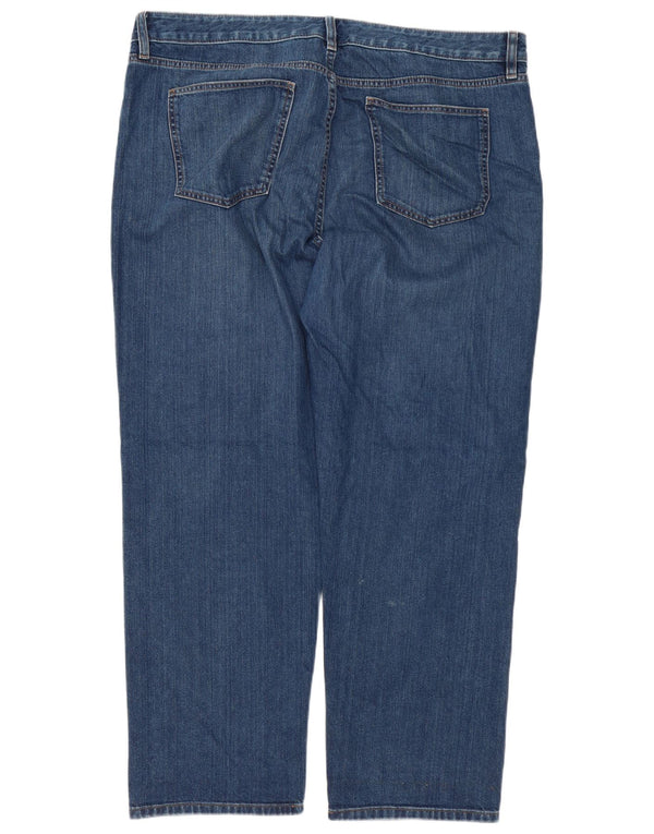 Jeansy Marks & Spencer Damskie Boyfriend Tapered UK 20 2XL W40 L31 Granatowe