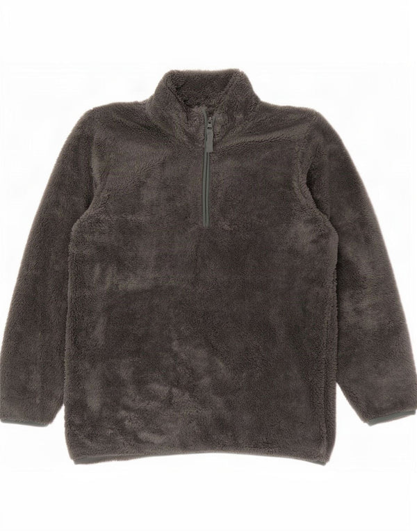 Damski sweter polarowy Mountain Warehouse z zamkiem błyskawicznym, UK 18 XL, szary poliester