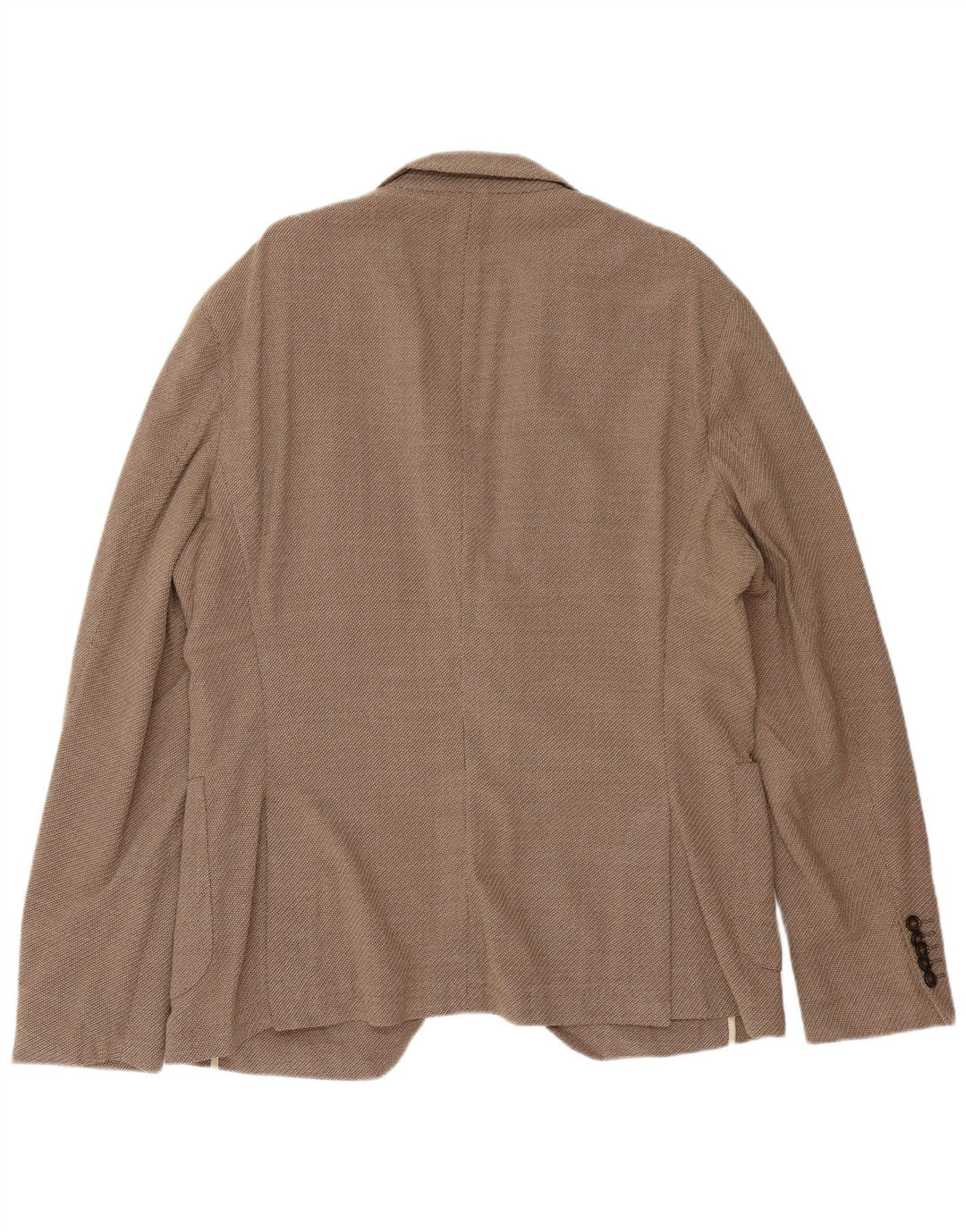 Męska marynarka Hugo Boss Slim Fit zapinana na 2 guziki EU 56 3XL Brązowa wełna dziewicza