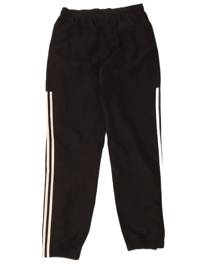 Męskie spodnie dresowe Adidas, małe, czarne, poliestrowe