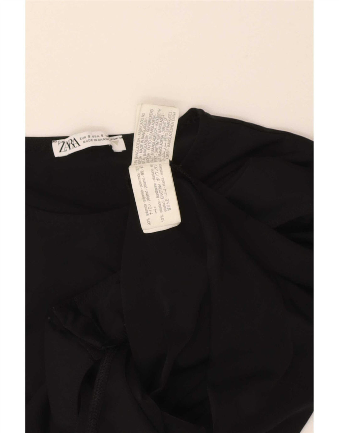 Body damskie Zara UK 8 Small, czarne, poliamidowe