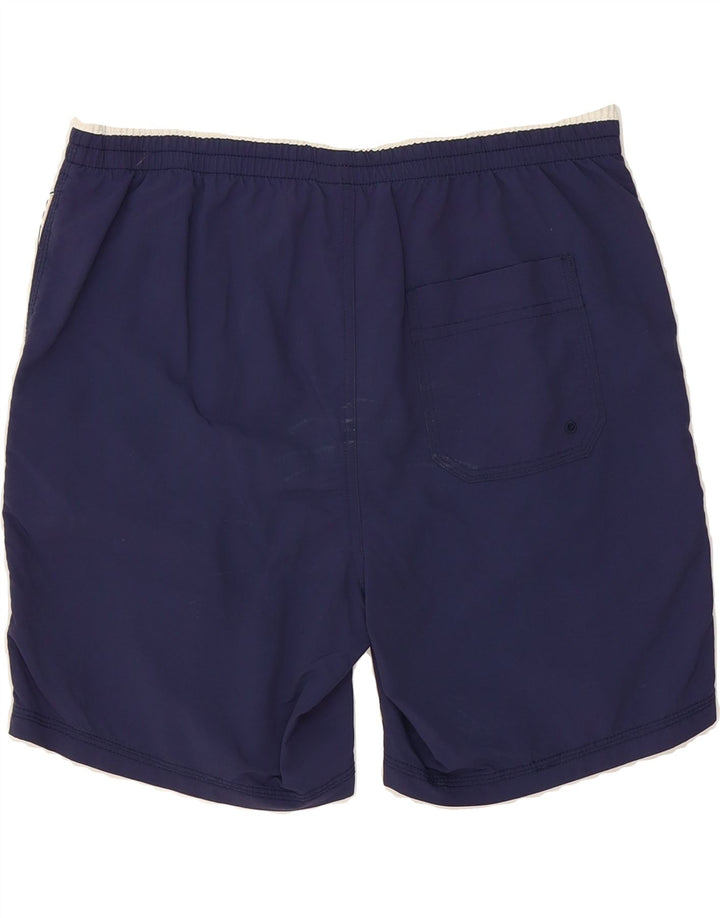 DIADORA Mens Swimming Shorts Medium Navy Blue Polyester Vintage Diadora and Second-Hand Diadora from Messina Hembry 