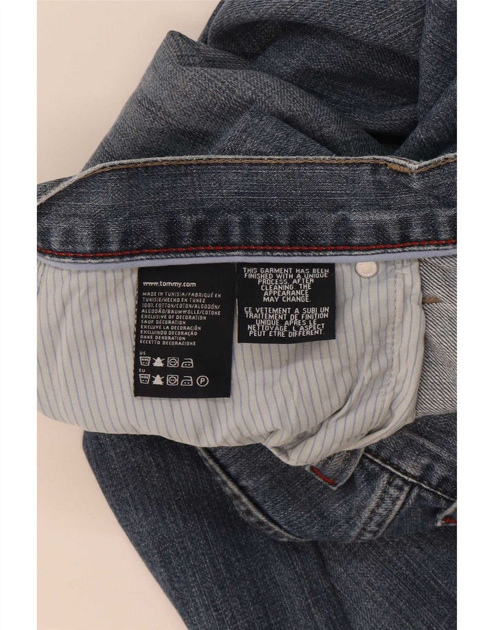 Męskie proste dżinsy Tommy Hilfiger W38 L34 Niebieskie bawełniane