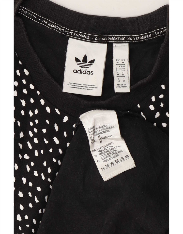 Adidas Męska koszulka Top Medium Black Spotted Cotton