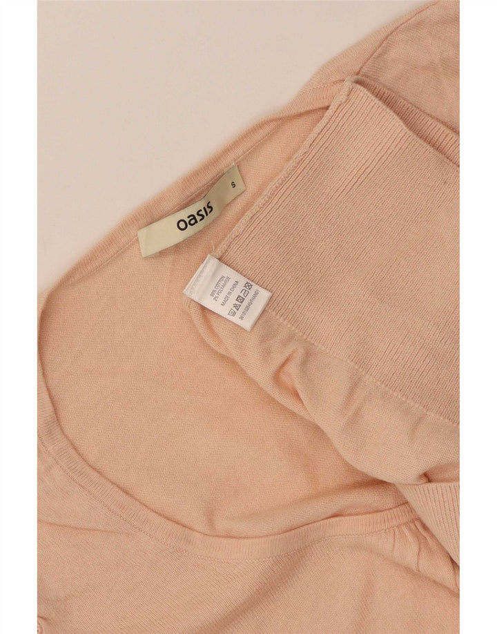 Bluzka damska Oasis Top UK 10 Small Pink Cotton