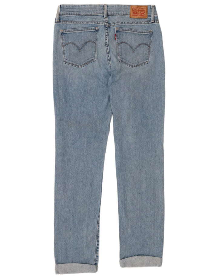 Damskie jeansy Levi's 712 Slim W27 L30 Niebieska bawełna