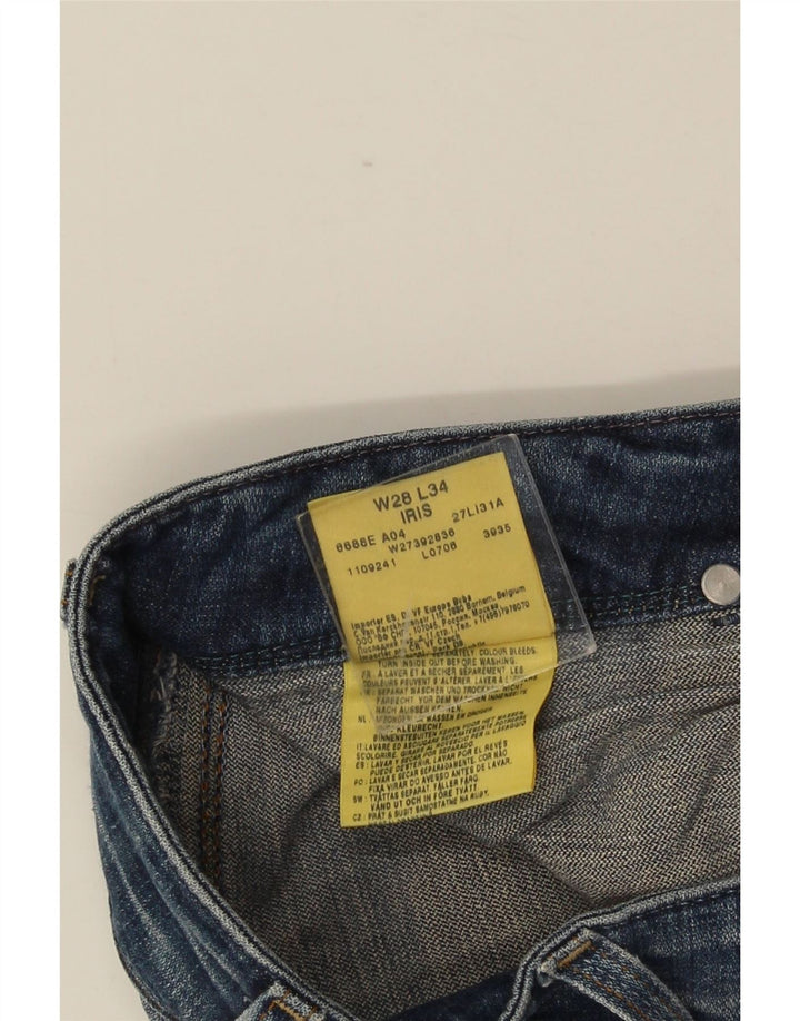 Damskie jeansy WRANGLER Iris Bootcut W28 L34 Niebieskie, bawełniane