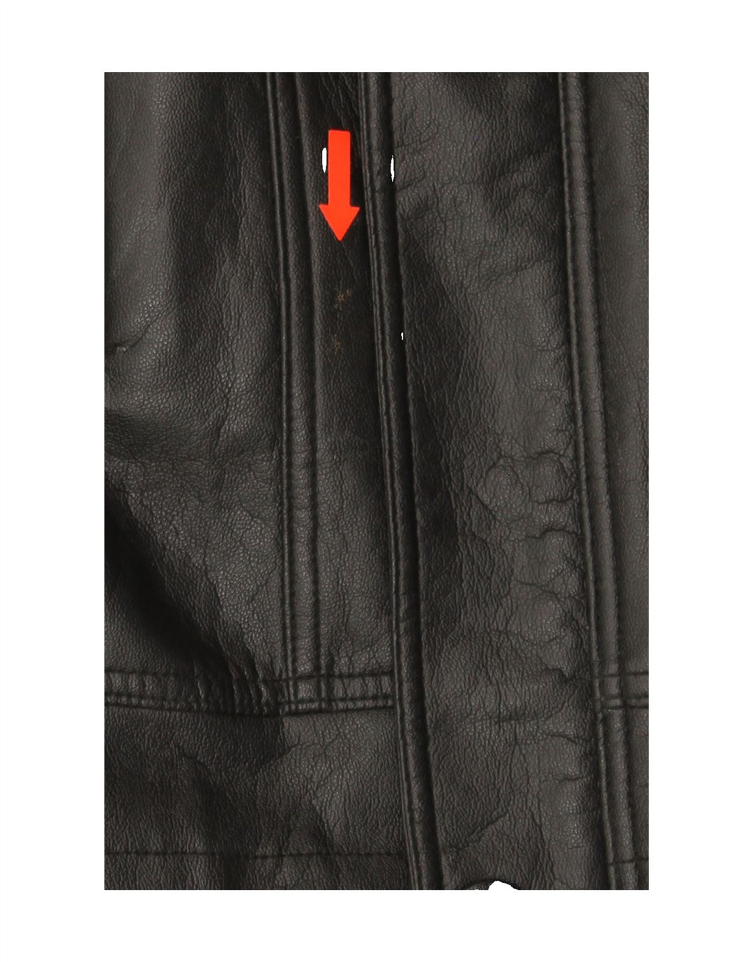 NUTSHELL Mens Faux Leather Windbreaker Jacket UK 40 Large Black Polyvinyl Vintage Nutshell and Second-Hand Nutshell from Messina Hembry 