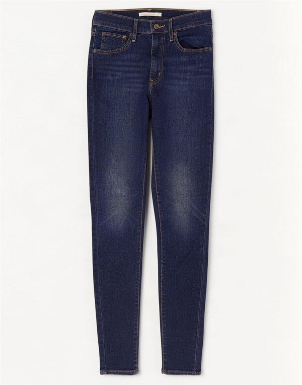 Damskie jeansy Levi's Mile High Super Skinny W27 L32 Niebieskie bawełniane