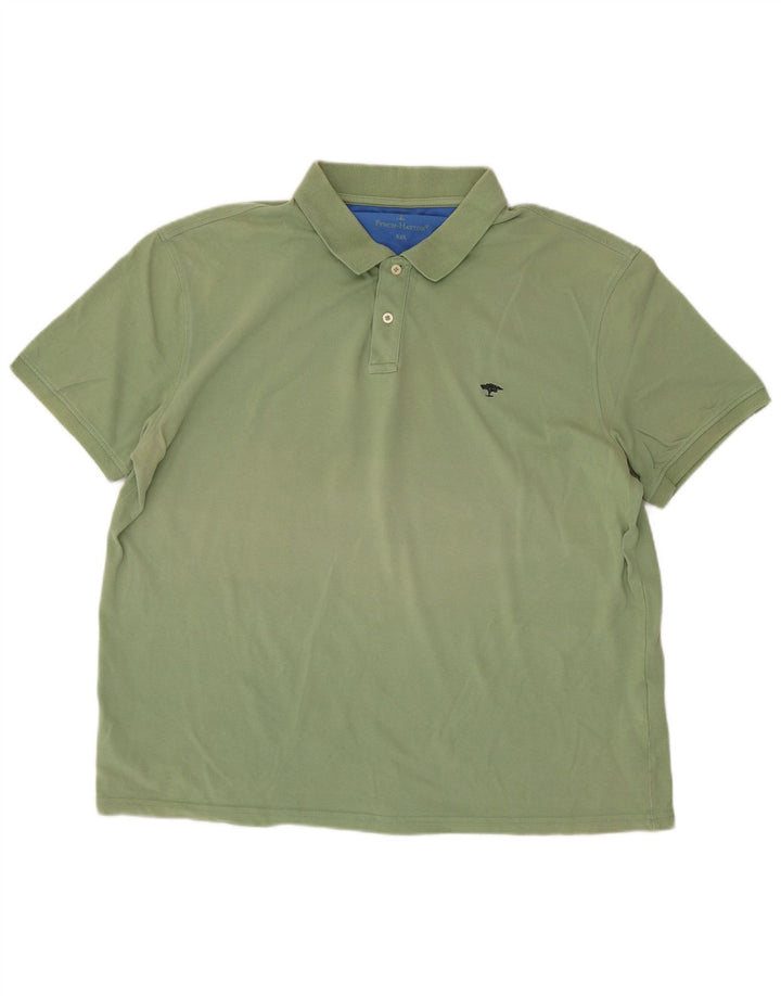 Męska koszulka polo Fynch Hatton 2XL, zielona bawełna
