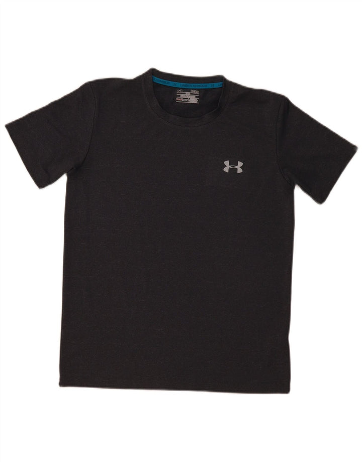 Męska koszulka t-shirt UNDER ARMOUR Heat Gear, średnioszara, poliestrowa