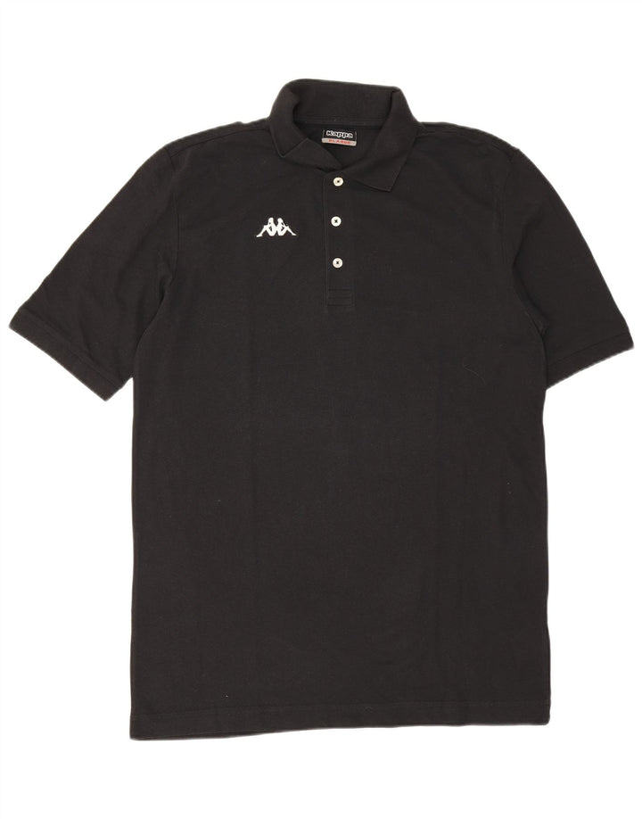 Męska koszulka polo Kappa XL, czarna, bawełniana