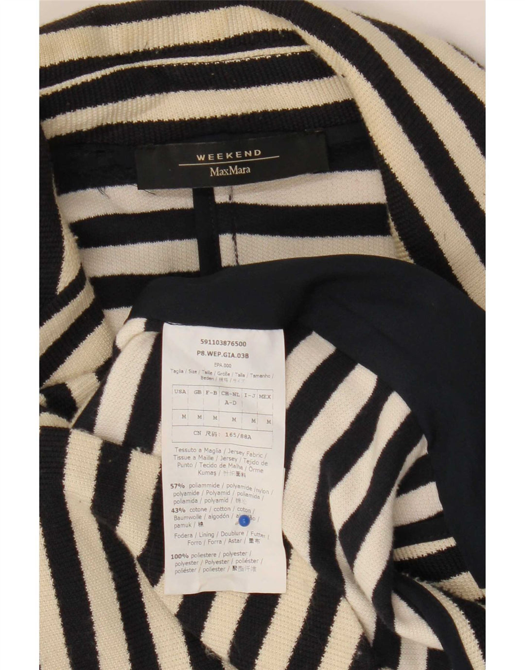 Kurtka damska Max Mara Weekend Blazer UK 12 Średni Granatowy Morski
