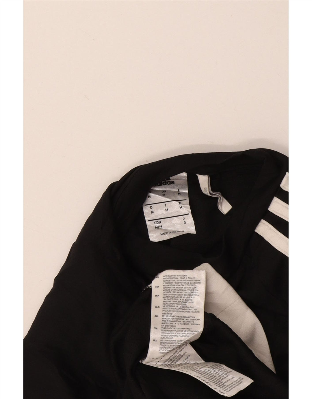 Męska koszulka Adidas Climalite Top, średni czarny poliester z blokami kolorów