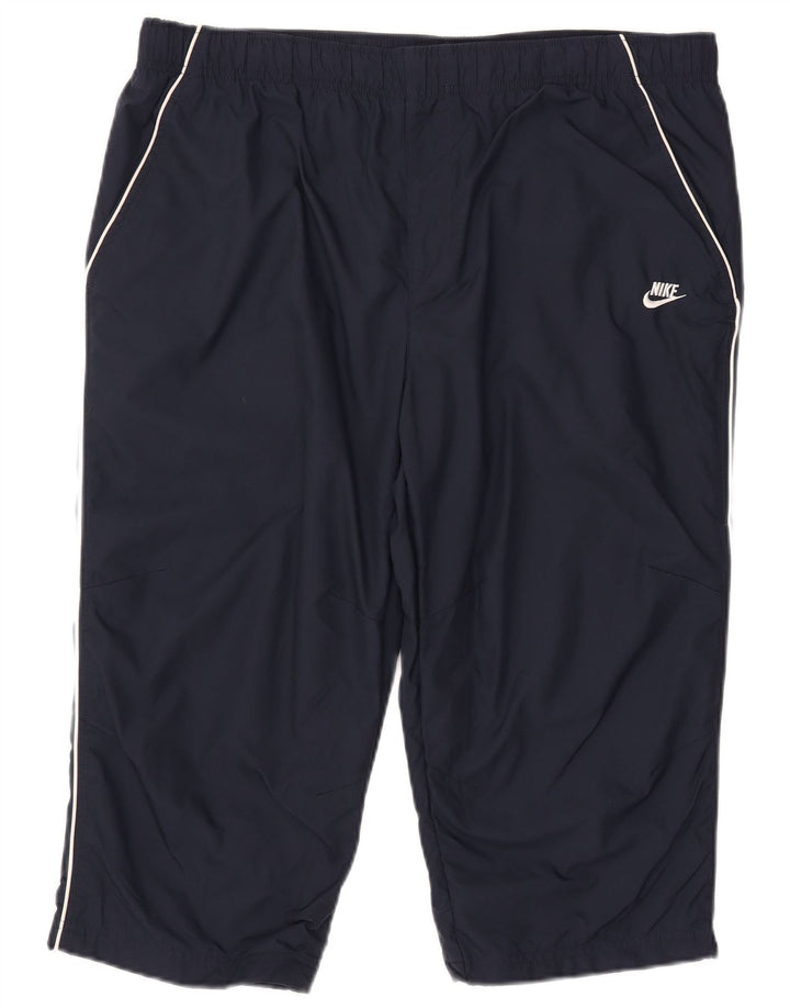 Męskie spodnie dresowe Nike Capri XL, granatowe, nylonowe
