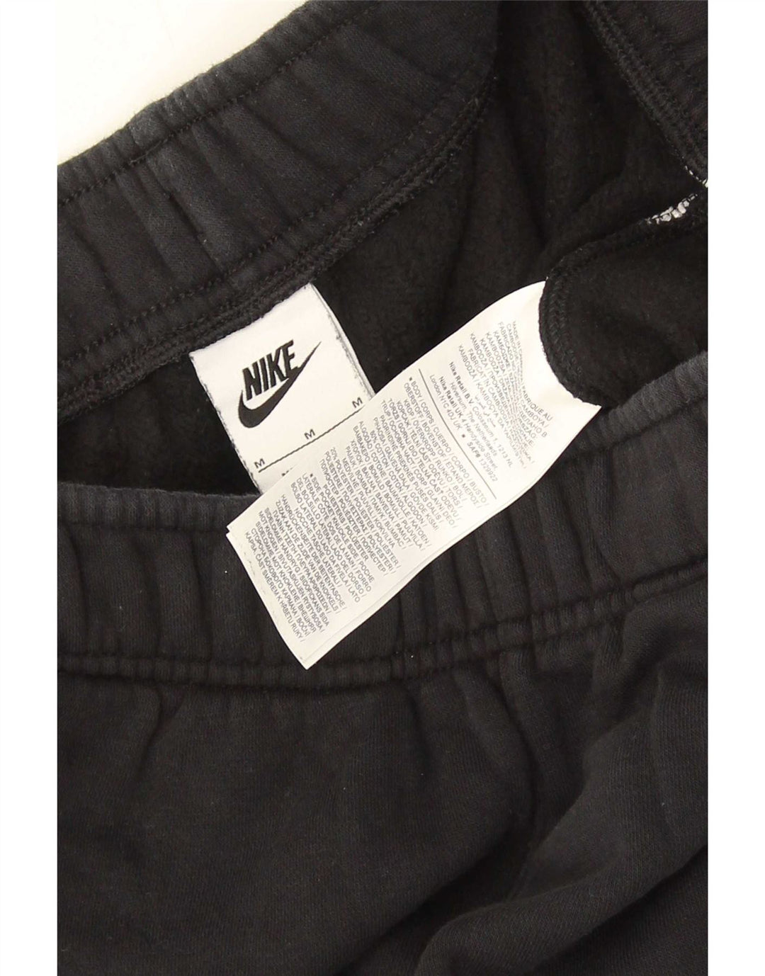 Męskie spodnie dresowe Nike Cargo Joggers, średnia czarna bawełna
