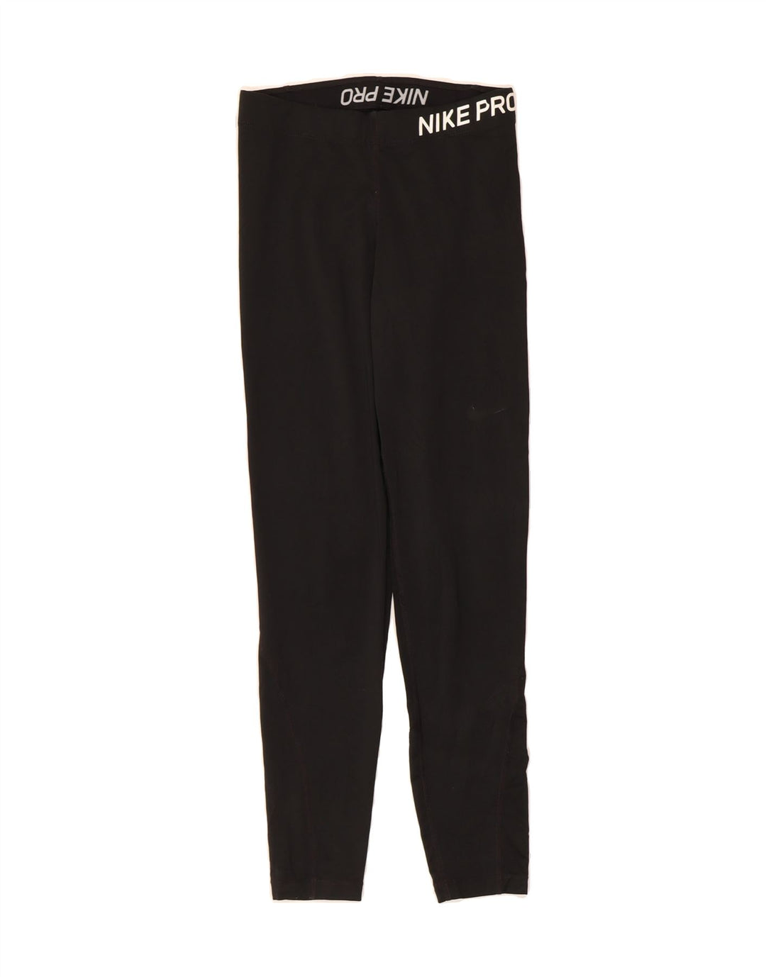 NIKE Womens Graphic Leggings UK 12 Medium  Black Vintage Nike and Second-Hand Nike from Messina Hembry 