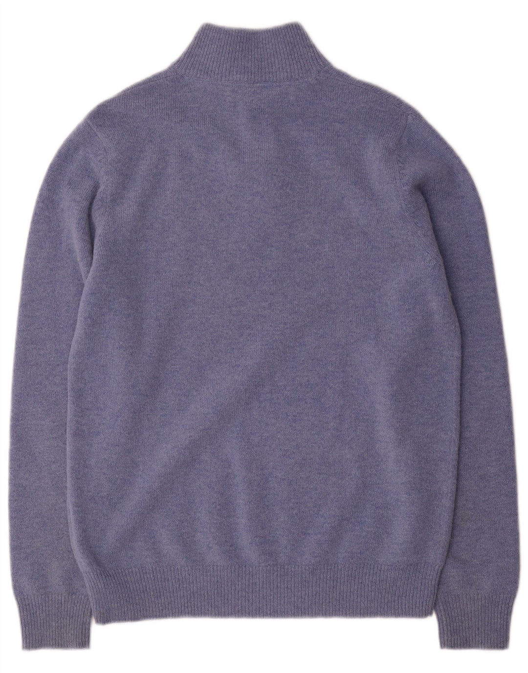 Crew Clothing Męski sweter zapinany na guziki Średni niebieski wełniany