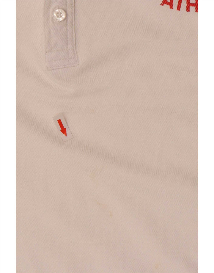 Męska koszulka polo Guru 2XL Biała bawełna