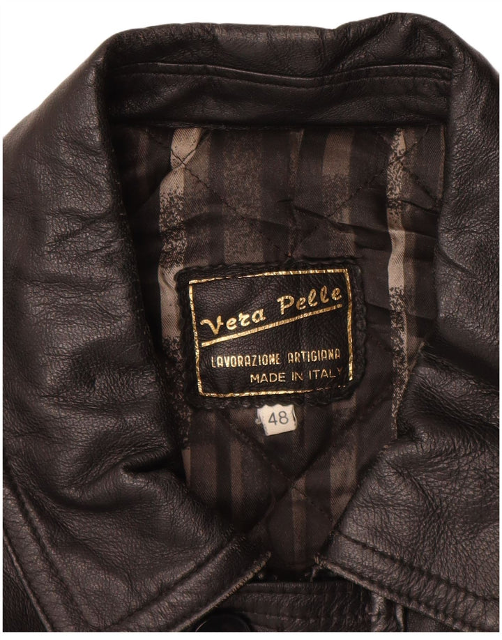 Męska kurtka o luźnym kroju Lavorazione Artigiana IT 48 Średnia czarna