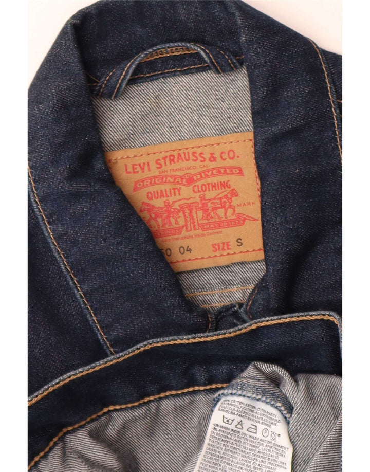 Męska kurtka dżinsowa Levi's UK 36, mała, granatowa, bawełniana