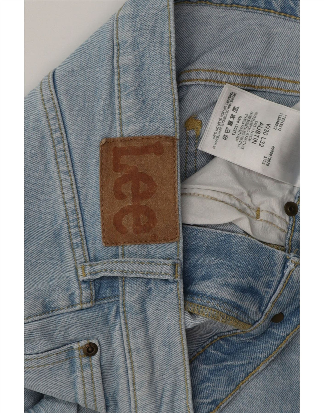 LEE Męskie jeansy Austin Tapered W30 L30 Niebieskie bawełniane
