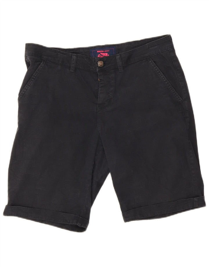 Damskie spodenki Chino Superdry Medium W30, granatowa, bawełniana