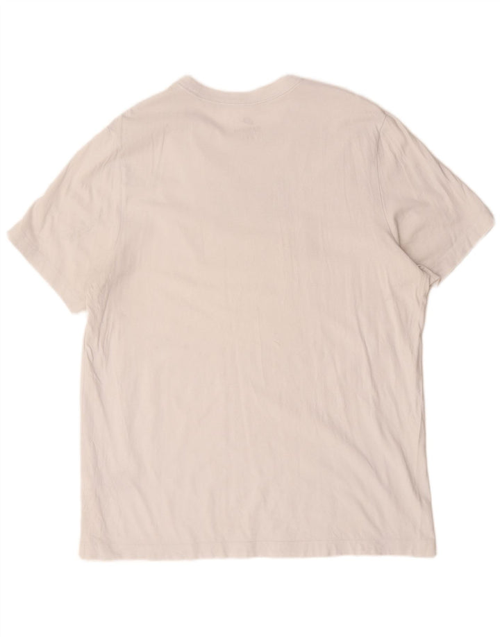 Męska koszulka z grafiką Nike, XL, biała, bawełniana
