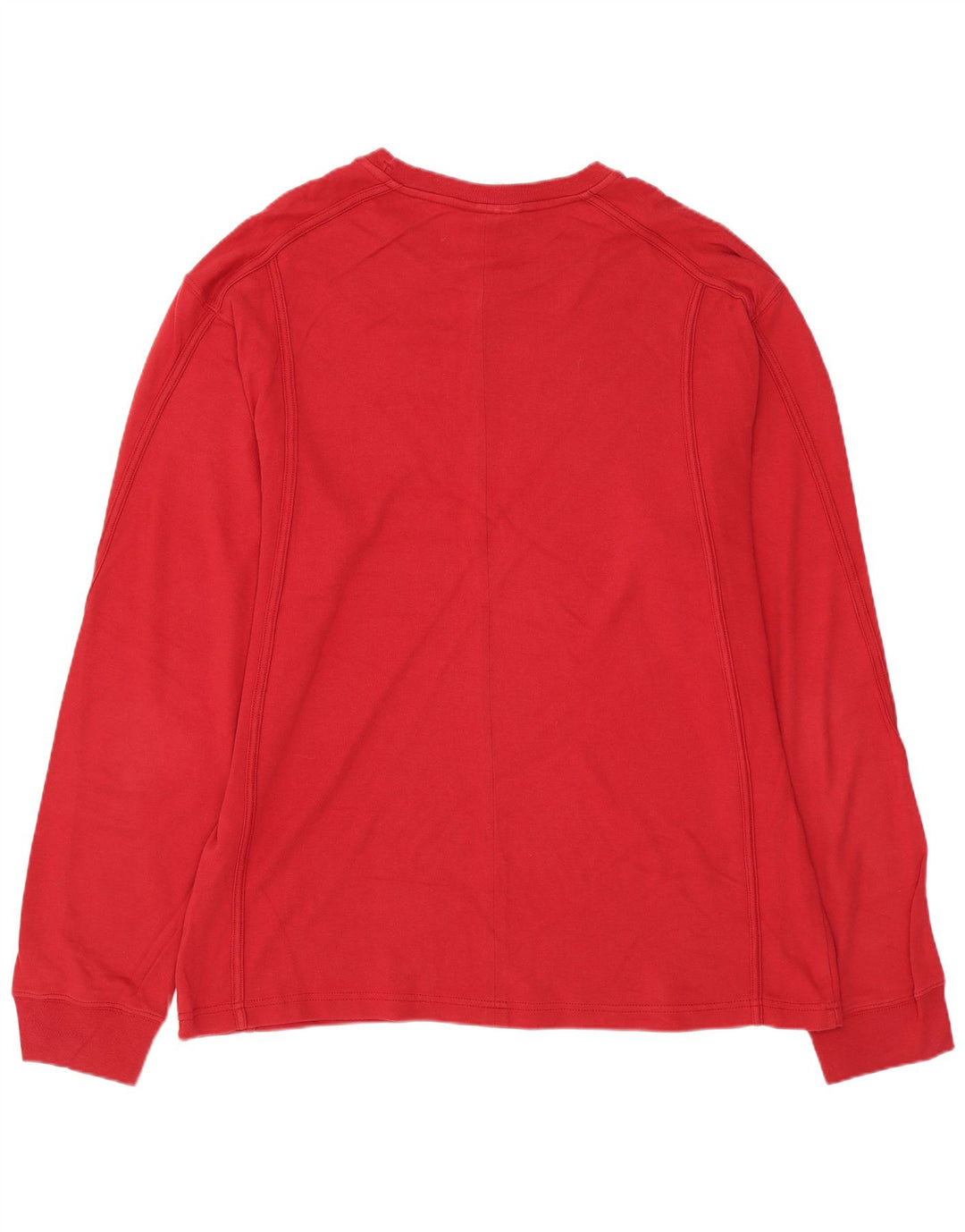 Koszulka męska CHAMPION z długim rękawem 2XL, czerwona, bawełniana