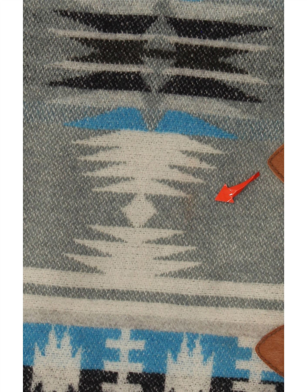 Vintage męska kamizelka XL szara Fair Isle