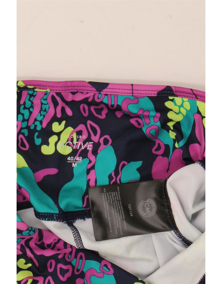 TCM Womens Capri Leggings UK 12 Medium  Multicoloured Floral Polyester