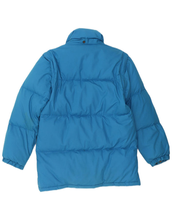 Chłopięca ocieplana kurtka VINTAGE 15-16 lat, niebieski poliester