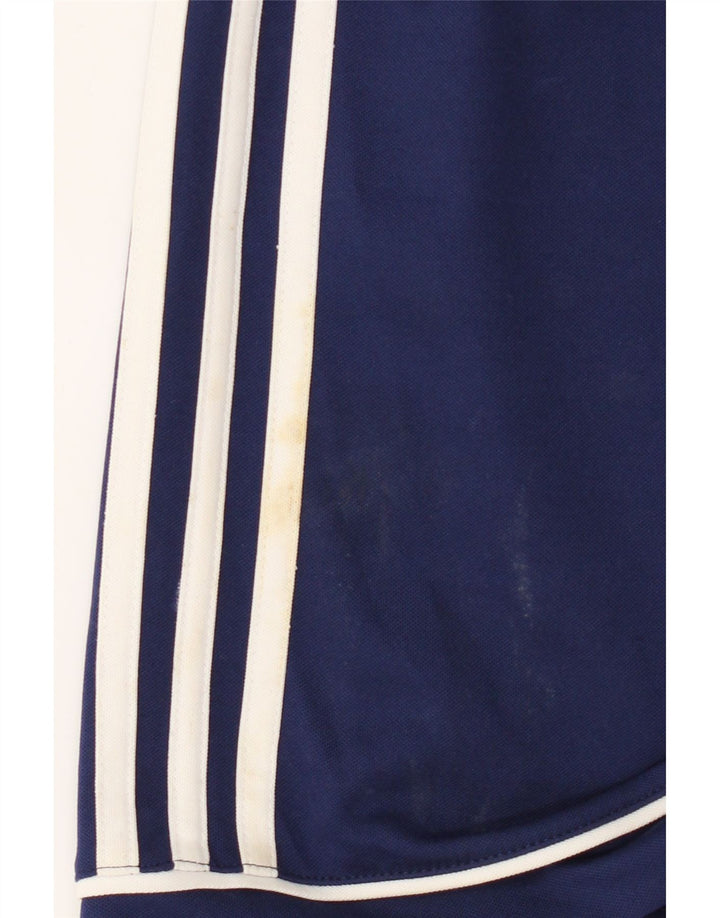 Męskie spodenki sportowe Adidas Climalite, średni granatowy poliester