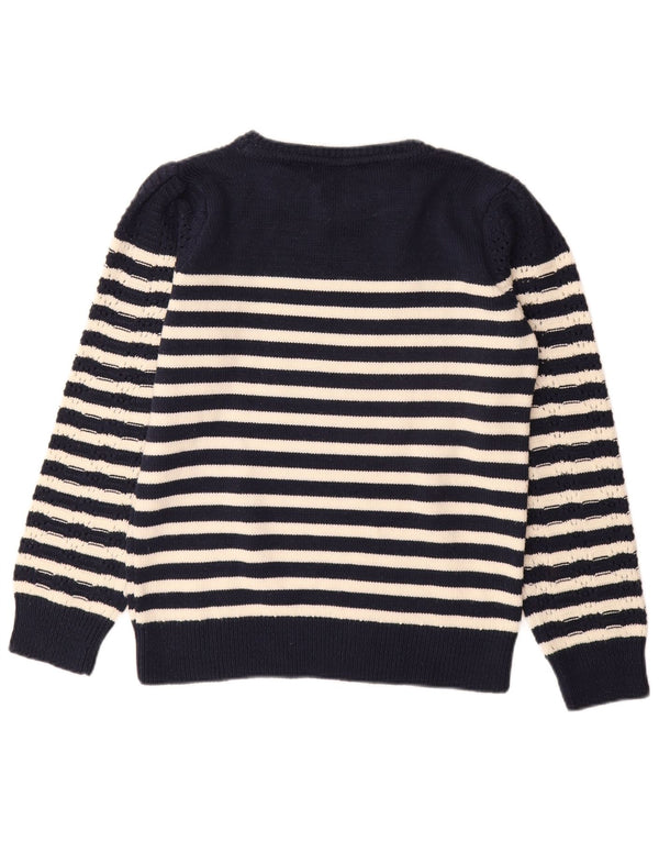 Crew Clothing Damski sweter z dekoltem w łódkę UK 12, średni granatowy
