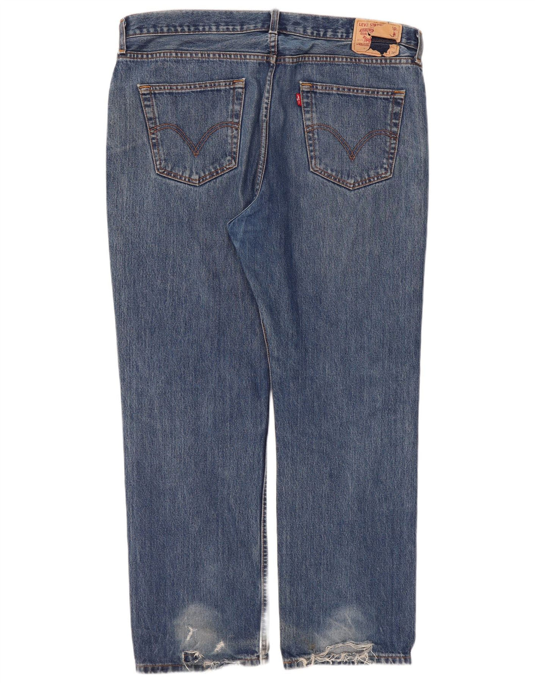 Damskie proste dżinsy Levi's W40 L30 Niebieskie bawełniane
