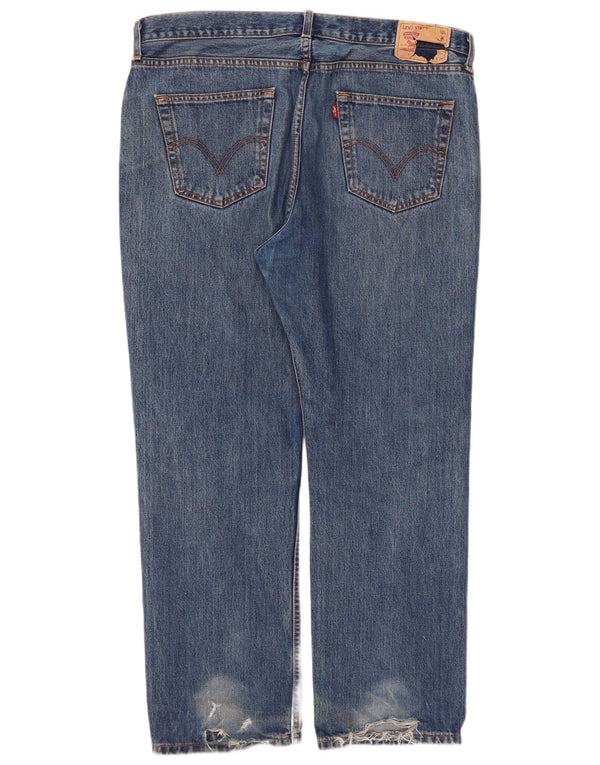 Damskie proste dżinsy Levi's W40 L30 Niebieskie bawełniane