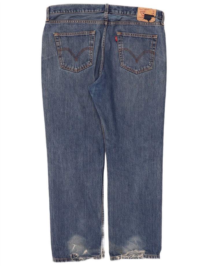Damskie proste dżinsy Levi's W40 L30 Niebieskie bawełniane
