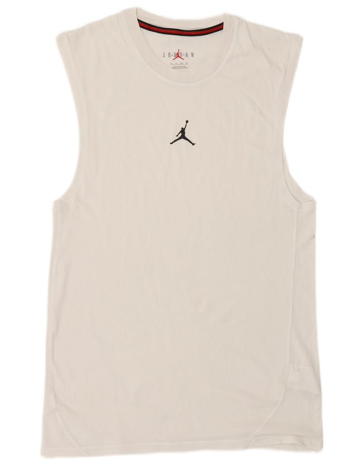 Męska kamizelka Jordan XS, biała, bawełniana