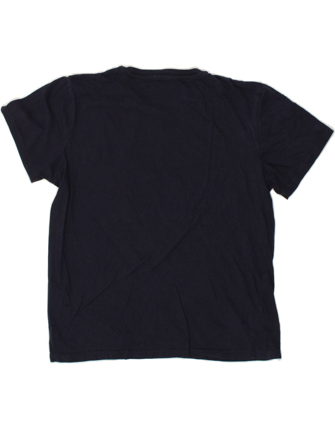 JACK & JONES Mens Graphic T-Shirt Top Medium Navy Blue Cotton Vintage Jack & Jones and Second-Hand Jack & Jones from Messina Hembry 