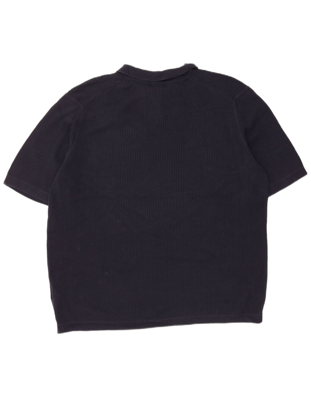 Męski sweter polo XL z krótkim rękawem i krótkim rękawem EDDIE BAUER, granatowy