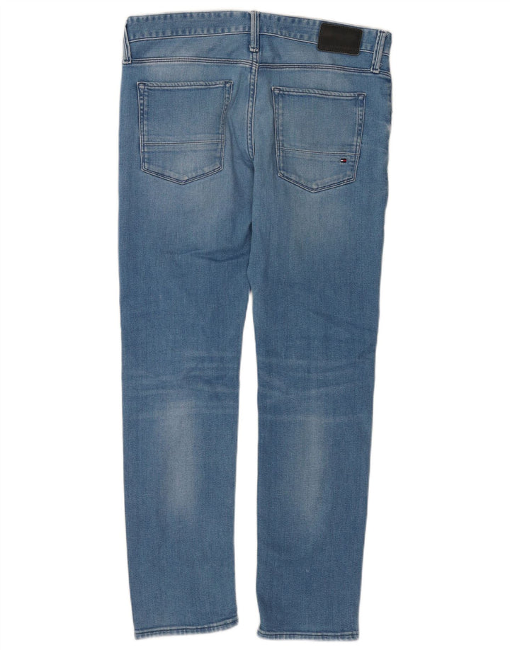 Męskie dżinsy Tommy Hilfiger Bleecker Slim W32 L30 Niebieska bawełna