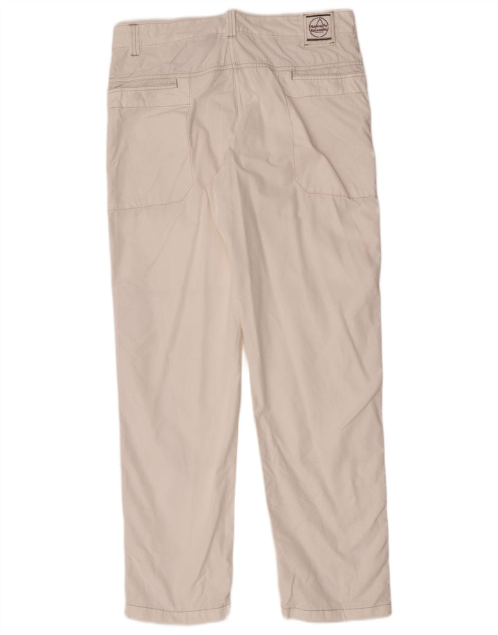 Męskie spodnie typu slim chino Murphy & Nye W36 L32 Biała bawełna