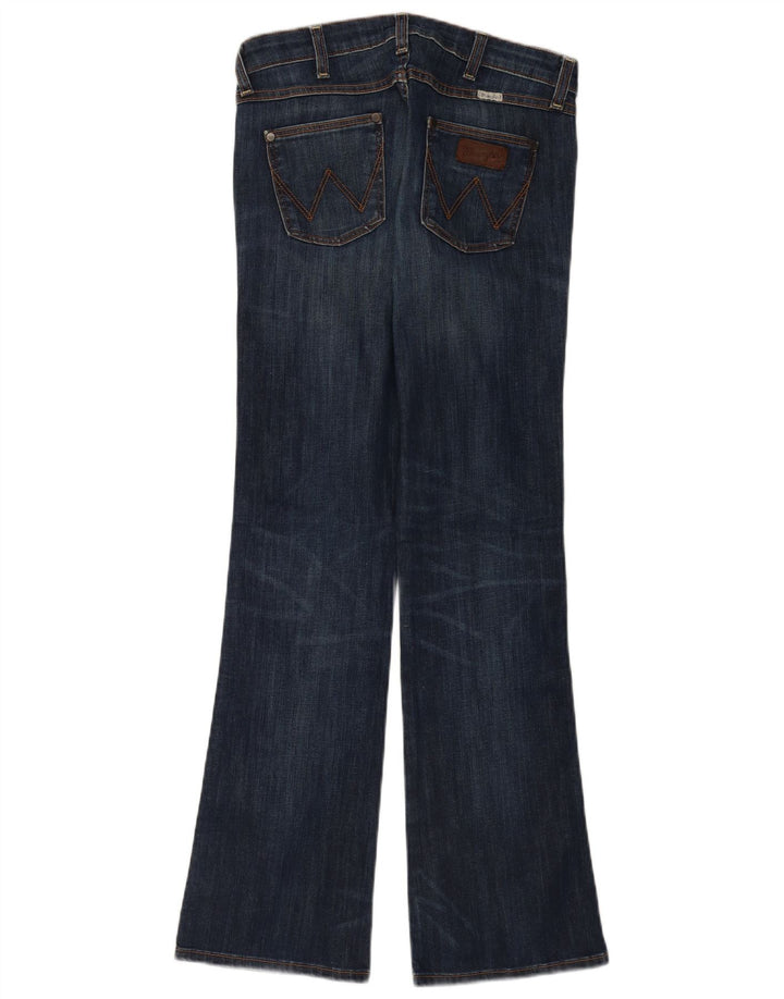 Damskie jeansy Wrangler Iris Bootcut W27 L32 Granatowe, bawełniane