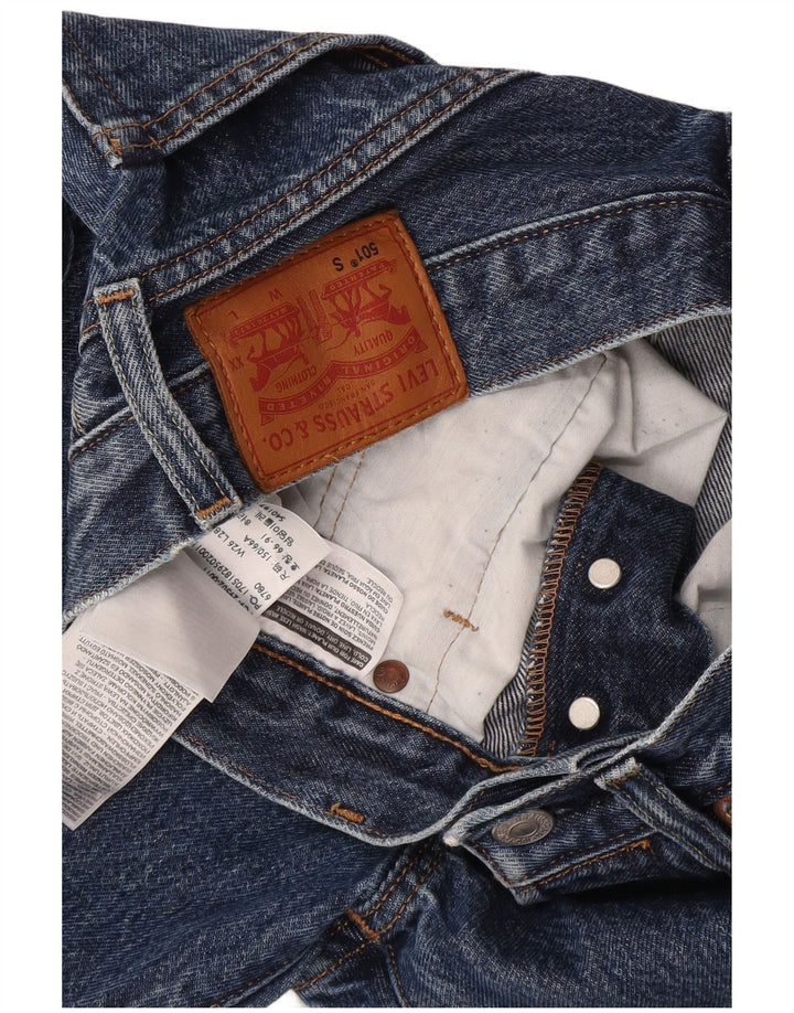 Męskie jeansy Levi's 501 Straight W26 L28 Niebieskie bawełniane