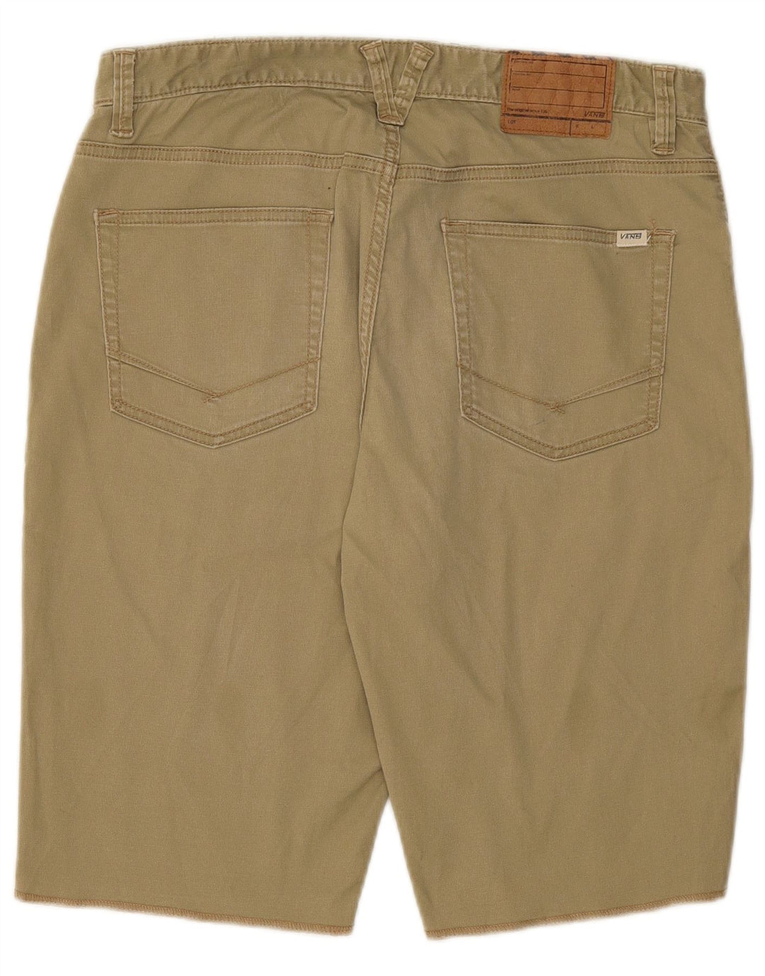 Męskie spodenki codzienne Vans W32, średnia bawełna khaki